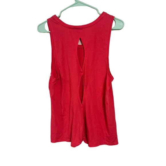 Victoria Sport Pink Activewear Tank Top Size Small Back Cut Outs - Picture 2 of 7
